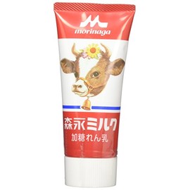 Morinaga Milk Industry Tube Lotus Milk, 4.2 oz (120 g) x 4 Packs