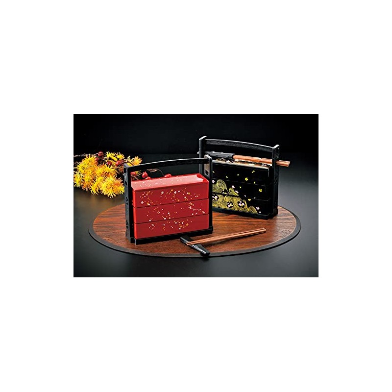 Tatsumiya 303032 Nodata Bento Box with Handle, 20.2 fl oz