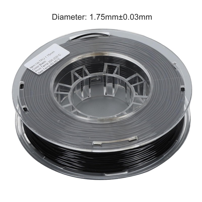 TPU 3D Printer Filament, 1.75mm TPU Filament, Size Accuracy 0.03mm