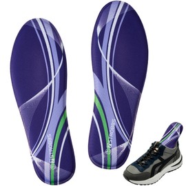 7STROBBS Memory Foam Einlegesohlen Herren & Damen, Schuheinlagen Weich und Komfort Einlagen für Alltag, Leichte und Atmungsaktive Schuhe Sohlen für Sneaker Wanderschuhe Stiefel, Purpurne EU44