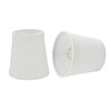 Aspen Creative 32718-2A, Empire Clip-On Chandelier Lamp Shade, White, 3"