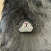 ayodixn Cat Whiskers Collection,Cat Memorial Fridge Magnet,Handmade Wool Cat's Nose