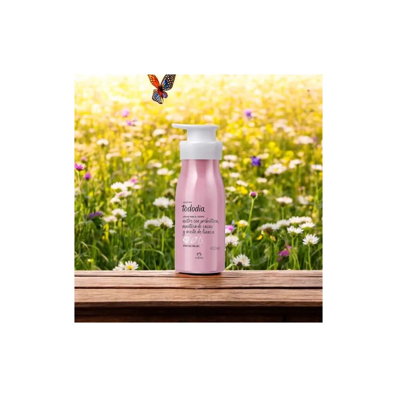 Crema Hidratante Tododia Frutas Rojas Natura 400ml
