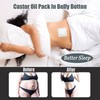 30Pcs Castor Oil Pack Wrap, Castor Oil Patches for Belly