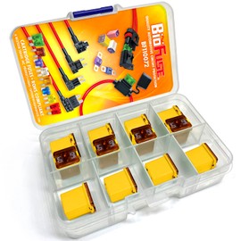 BioFuse 60A Low Profile JCASE 12-Piece Cartridge Fuse Assortment. Fits Most: Nissan, Toyota, Chrysler, Dodge, Chevy, GM, and Ford