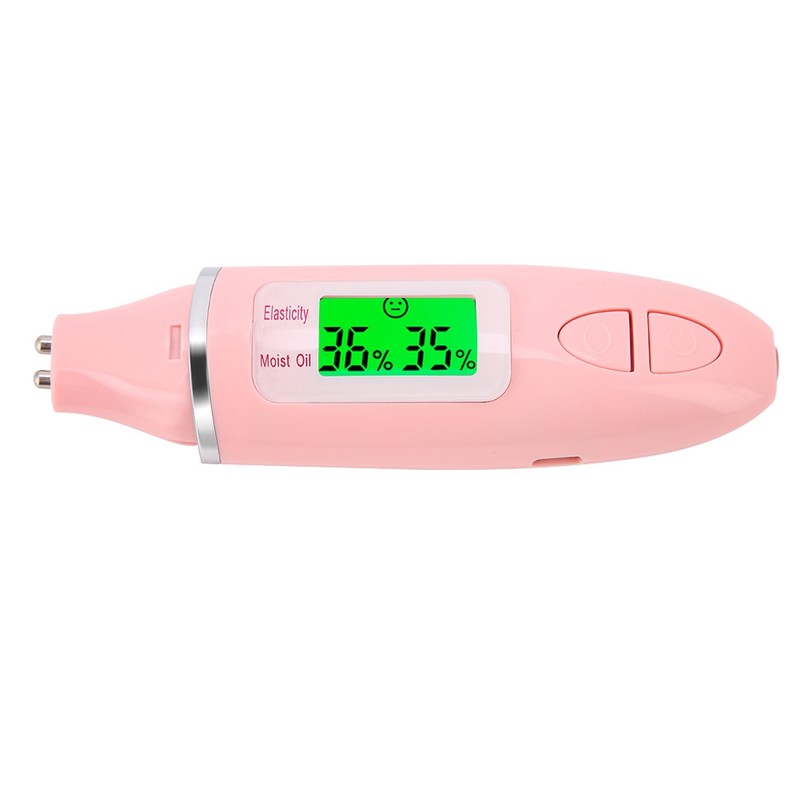 Portable Digital LCD Display Precision Skin Sensor Tester Face Moisture