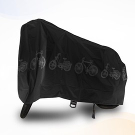 Fntech Funda Protectora Impermeable para Bicicleta (Negro)