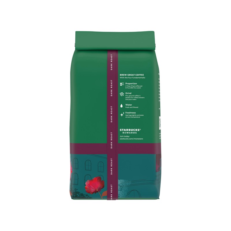 Starbucks Ground Coffee, Dark Roast Hot or Iced Coffee, Decaf