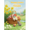Cousin Easter Card - Hoppy Easter - Medium Sized Card