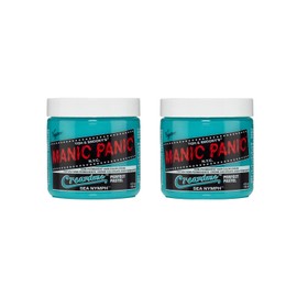 Manic Panic Sea Nymph Pastel Classic Cream, Vegan, Cruelty-Free, Green, Semi-Permanent Hair Dye, 2 x 118 ml