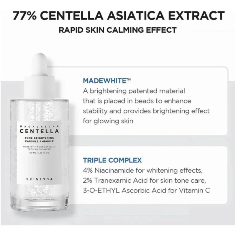 Skin1004 Ampoule Kit Full Size 100ml Poremizing Tea Trica