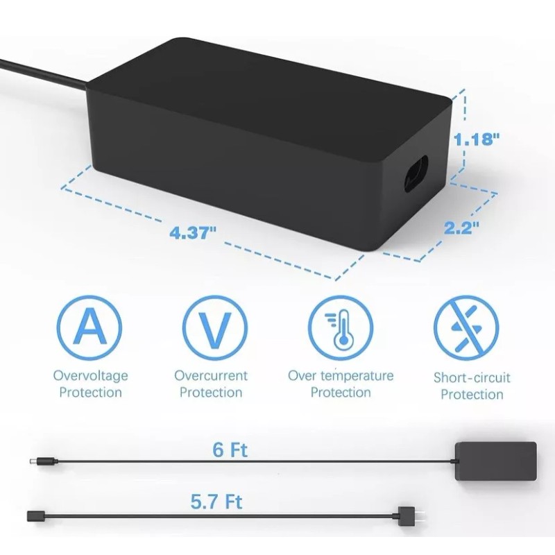 Unbranded Surface Docking Station with 90W Power Supply for Surface