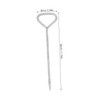 Outanaya 4PCS Heavy Duty Steel Tent Stakes Galvanized Ground Pegs