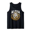 Extrovert Leader Lion Alpha Mentality Personality Coach Tank Top