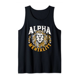 Extrovert Leader Lion Alpha Mentality Personality Coach Tank Top