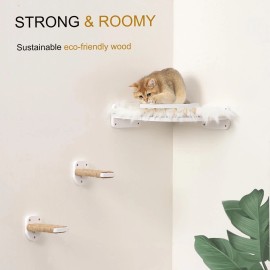 Cat Wall Shelves, Cat Shelves and Perches for Wall, Cat Wall Furniture, Corner C