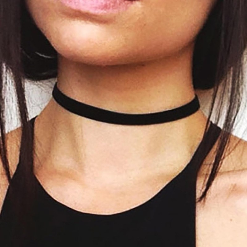 JAKAWIN Black Choker Necklace Gothic Velvet Necklaces for Women