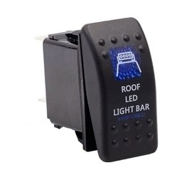 Rocker Switch Blue ROOF LED LIGHT BAR Dashboard Dash 12V 24V ON-OFF SUV 4X4 ATV