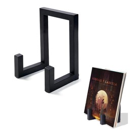 Vinyl Record Wall Mount, Vinyl Wall Mount, Metal Record Stand, Vinyl Record Decoration for the Wall, Record Stand for Vinyl Album, Photos, Books Display and Storage