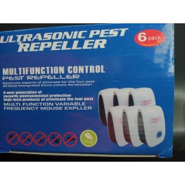 Pest Repeller 6pcs Ultrasonic Pest  Home Control Electronic Repellent Mice Rat Roach New