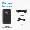 Bluetooth 5.3 Transmitter and Receiver, 2-in-1 3.5mm Wireless Audio Adapter,