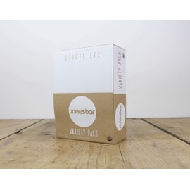 JONESBAR, Fruit & Nut Bar, Organic, Vegan, Gluten Free, Simple Snack Bar, 1.7 oz (Pack of 12 Bars) (Chocolate Lovers Variety)