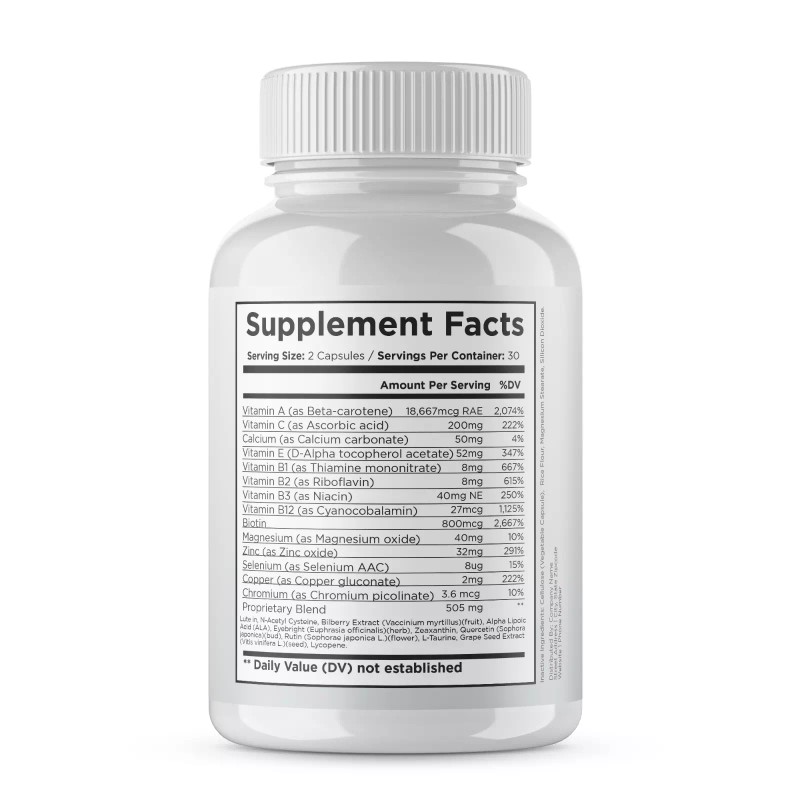 VisiClear 2 BOTTLES VisiClear Advanced Eye Health Formula 120 Capsules