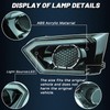 GEEGEETOP Switchback White/Amber LED Front Bumper Fog Daytime Running Lamp