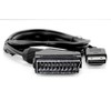 RUITROLIKER Black 6ft 1.8m RGB Scart Cable for Dreamcast Console