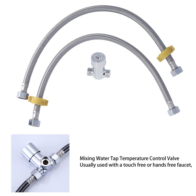 Hot Cold Water Mixing Valve, Stainless Steel Thermostatic Mixer Valve