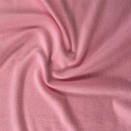 FabricLA Fleece Fabric by The Yard 2 Yards 72"X60" Inch Wide Polar Fleece Soft, Blanket, Anti-Pill Throw, Poncho, Pillow Cover, PJ Pants, Booties, Eye Mask - Dust Pink
