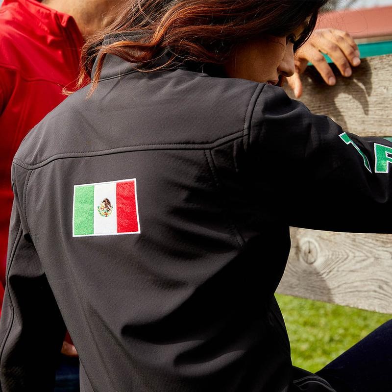 Ariat Mexico Jacket Women's Softshell Black - Size: XS