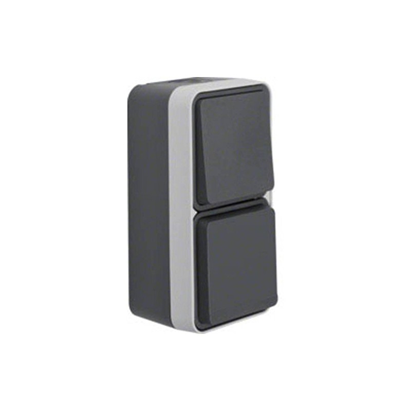 Berker AP Combination 47803515 Light Grey
