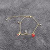 Long tiantian Strawberry Jewelry Set Strawberry Earrings Necklace Bracelet Ring