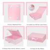 5 Pack Pink Gift Box with Magnetic, 10.5x7.5x3.1 Inches Gift