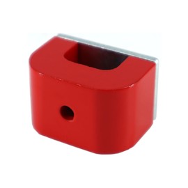 Burnur 22 lbs Red Horseshoe Heavy-Duty Alnico Power Magnets for Education and Doing Velvet Nail