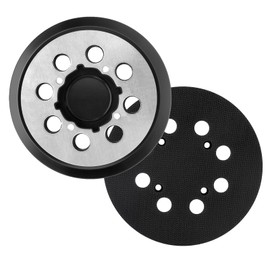 2 Pack Sander Pad for Dewalt DWE64233 & N329079, 5" 8 Hole Hook and Loop Orbital Sander Replacement Pad Compatible with Dewalt DWE6421 6421K DWE6423 6423K DCW210B (4 Screw Holes) (Metal Pad)