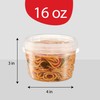 PLASTICPRO - Paquete de 6 recipientes de almacenamiento de alimentos