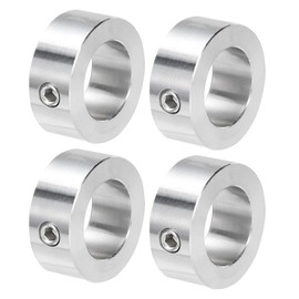 MECCANIXITY 4pcs Shaft Collars 1" Bore Shaft Collars Stainless Steel Shaft Collars 1.6" OD, 3/5" Width Axle Collar Clamp with Set Screw for Linear Rod Shaft Guide