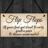 RED OCEAN Flip Flop Grab A Pair And Dance Wedding