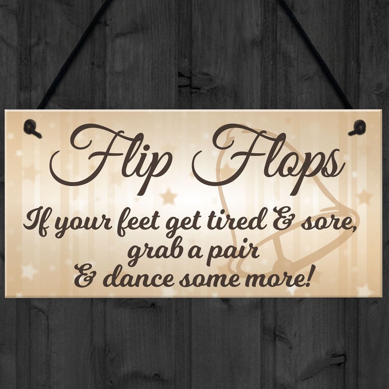 RED OCEAN Flip Flop Grab A Pair And Dance Wedding