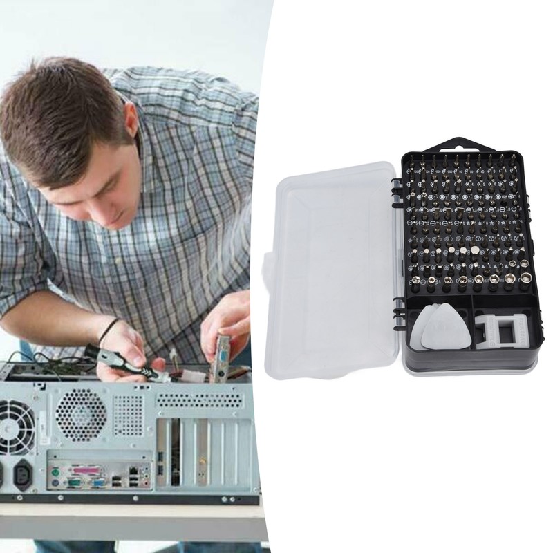 117Pcs Screwdriver Set Magnetic Bit Electronic Repair Tool Kit for