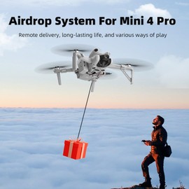 Drone AIR Dropping, Large Load Capacity Payload Airdrop Release Drop Device, Safe Design Gift Thrower Delivery System with Landing Gear for MINI 4PRO