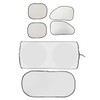 LST Sun protection parasol, 6 pieces, window cover, front, back,