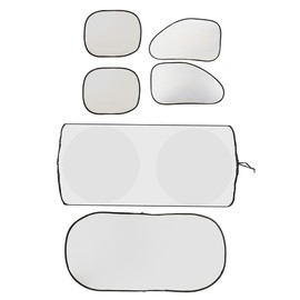LST Sun protection parasol, 6 pieces, window cover, front, back, opaque