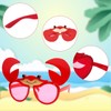 SEPTPARTY Funny Novelty Sunglasses - Tropical Hawaiian Luau Party Glasses