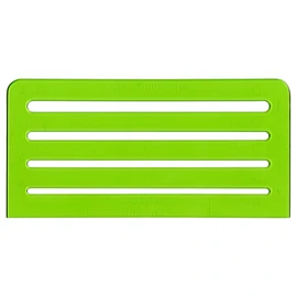 Rapidesign Lettering Aid Template, 1/8, 5/32, 3/16, 1/4 Inch Sizes, 1 Each (R925),Green