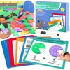 Magnetic Fraction Tiles & Fraction Circles Set-Fraction Manipulatives, Math Manipulatives