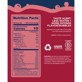 Bobelo Black Cherry Cream Energy Drink Powder, Sugar Free, Electrolytes with Guarana Caffeine, 15 Count