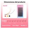 Extensiones De Pestañas Itntfn Mink 4d Forma U Voluminosas